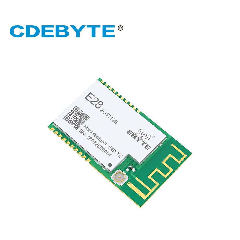 SX1280 LoRa UART Wireless Module 2.4GHz FLRC GFSK UART Wireless SMD 3km 12.5dBm E28-2G4T12S IPEX / PCB Wireless Transceiver