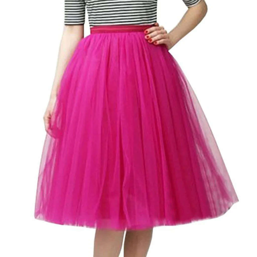 Women Vintage Tulle Skirt Short Tutu Mini Skirts Adult Fancy Ballet Dancewear Party Costume Ball Gown Mini skirt Summer 2024 Hot