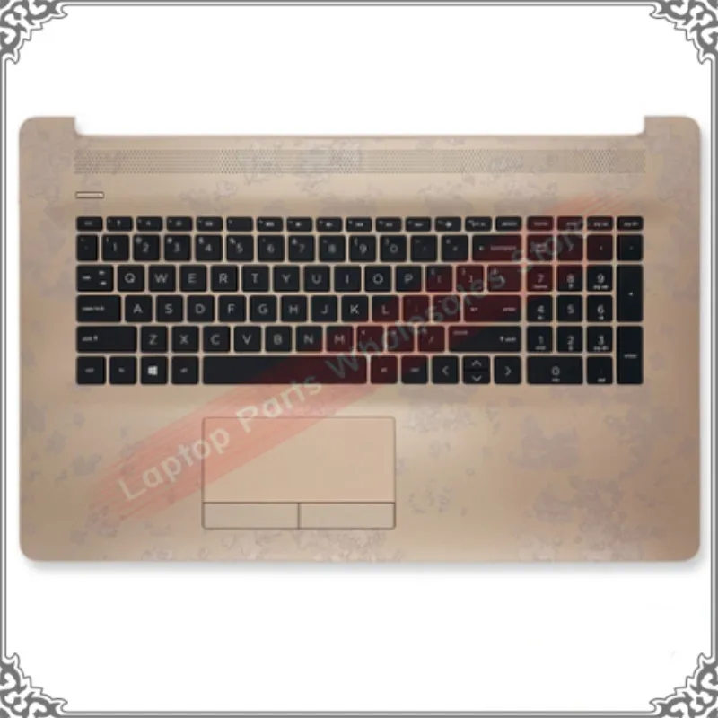 Original Touchpad Keyboard With Shell C For HP 17-BY CA CR 17Q-CS 470 G7 With Backlight With Palmrest Upper Keyboard Case