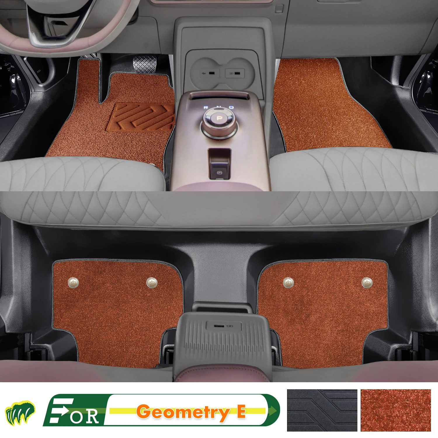 

Left-hand Drive Car Floor Mat For Geely Geometry E 2022-2023 Full Surround Foot Mat Automotive Floor Mat Interior Floor Liner