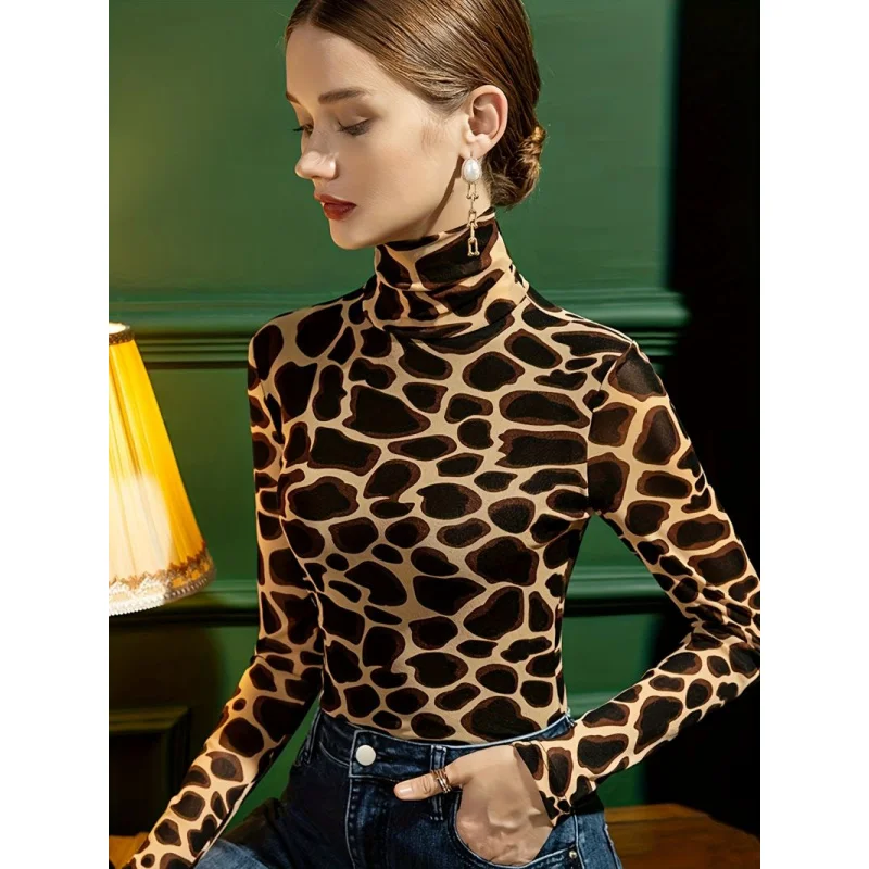 

Новые женские модные топы, повседневные модные модные облегающие женские футболки с круглым вырезом и длинными рукавами