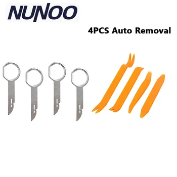 4 stücke Tragbare Multimedia Auto Panel Removal Tool Kit Radio Audio Tür Hebeln Clip Trim Dash DVD Puller Entfernung Installer refit Set