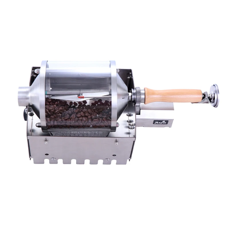 AS1-S400T Household Coffee Roaster Commercial Coffee Bean Roaster Thermal High Temperature Resistant Quartz Glass Drum