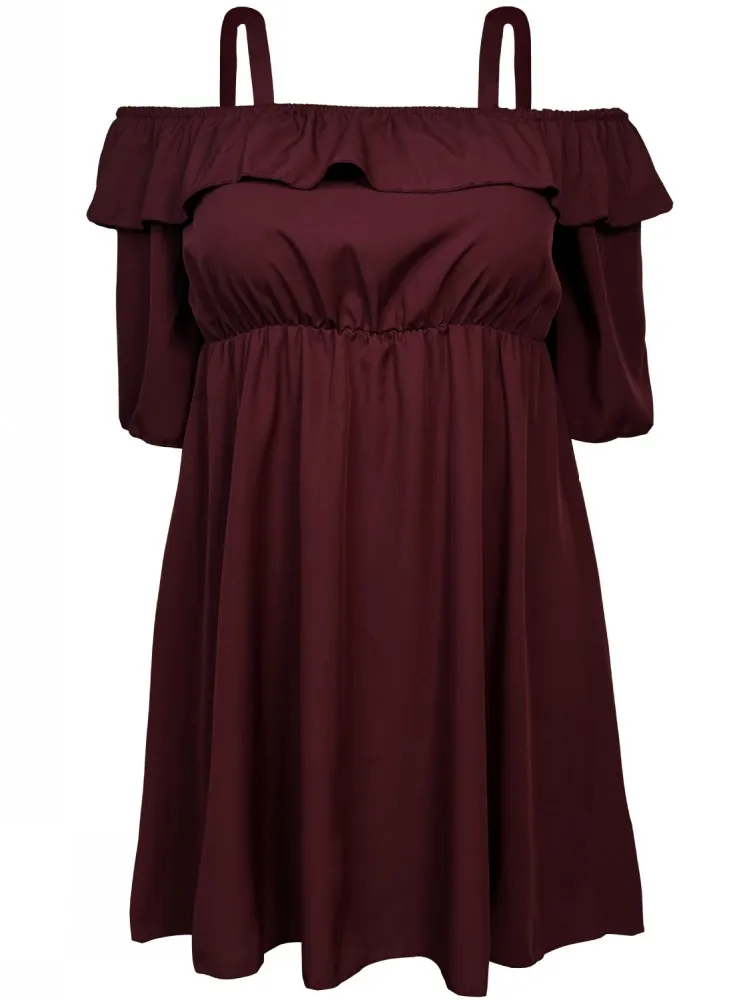 XL-5XL Plus Size Clothes Dresses Women Robes Summer Half Sleeve Street Style Casual 3XL 4XL Big Size Mini Dress Oversize view 5