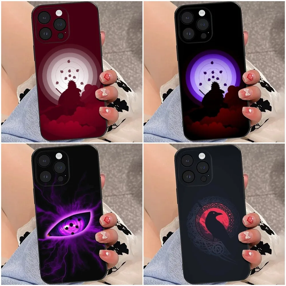 U-Uchiha M-Madara I-Itachi Phone Case For iPhone 16,15,14,13,12,Pro,Max,11,7,8,Plus,XR,XS Max Shockproof Silicone Soft Shell