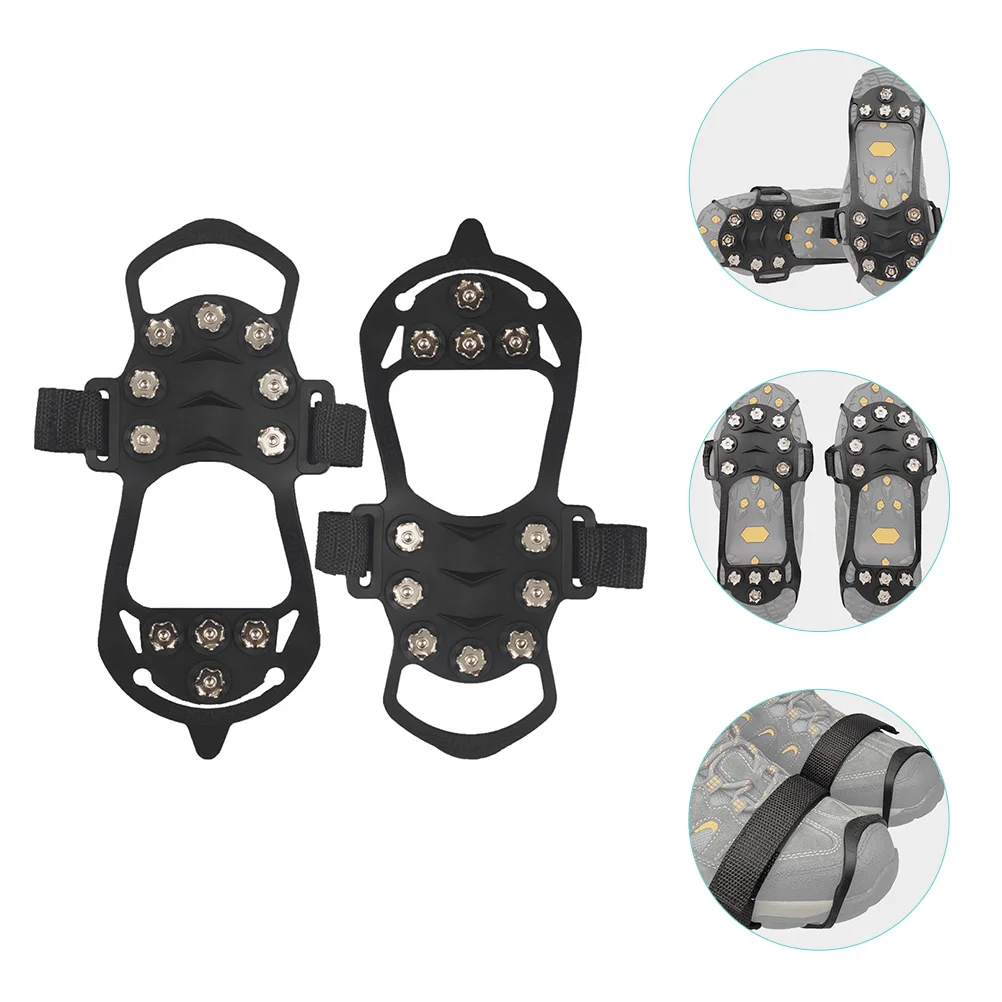 

Shoe Clips Mountaineering Covers Slip-on Grippers Shoes Anti-slip Accessory Climbing Crampons Spikes