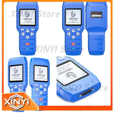 OBDSTAR X-100 PRO Auto Key Programmer C+D Type for IMMO Odo OBD Software with Free PIC and EEPROM 2-in-1 Adapter