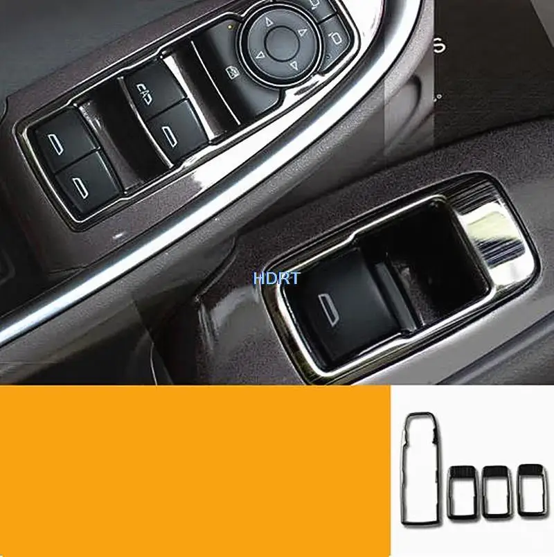 Car Gear Shift Cover Control Panel Frame Decorative Stainless steel Black Interior For Chevrolet Malibu XL 2016-2021 Accessories