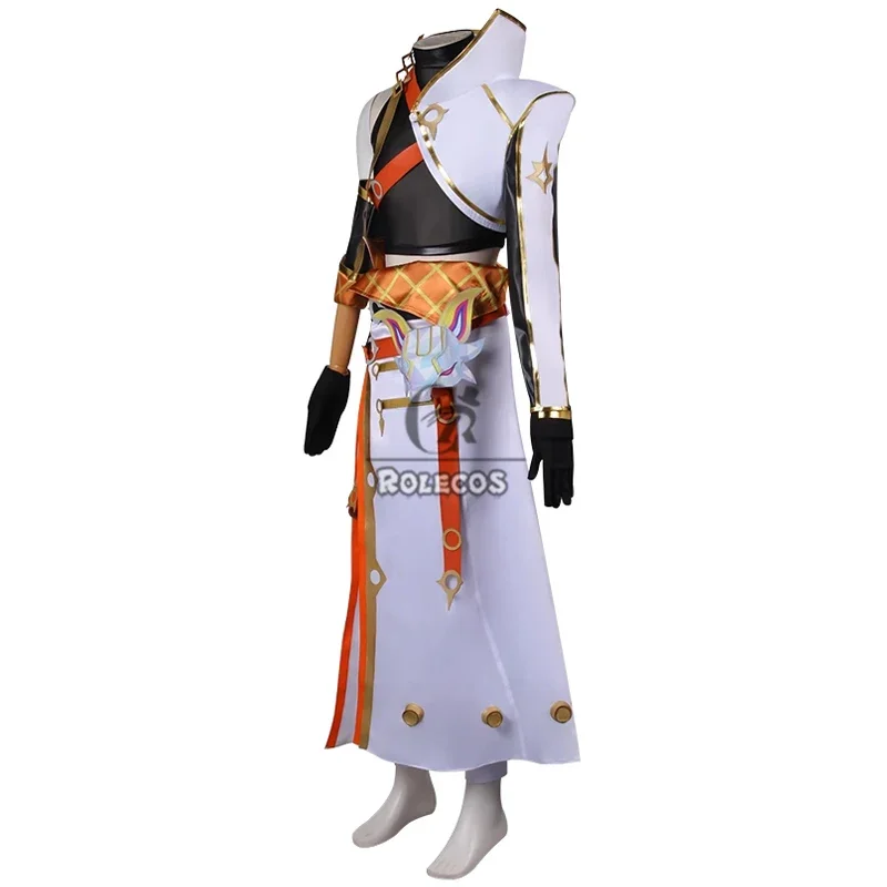 ROLECOS LOL Yone Cosplay Costume Game Prestige Heartsteel Yone Men Uniform Halloween Role Play Outfit Fullset Male Suit