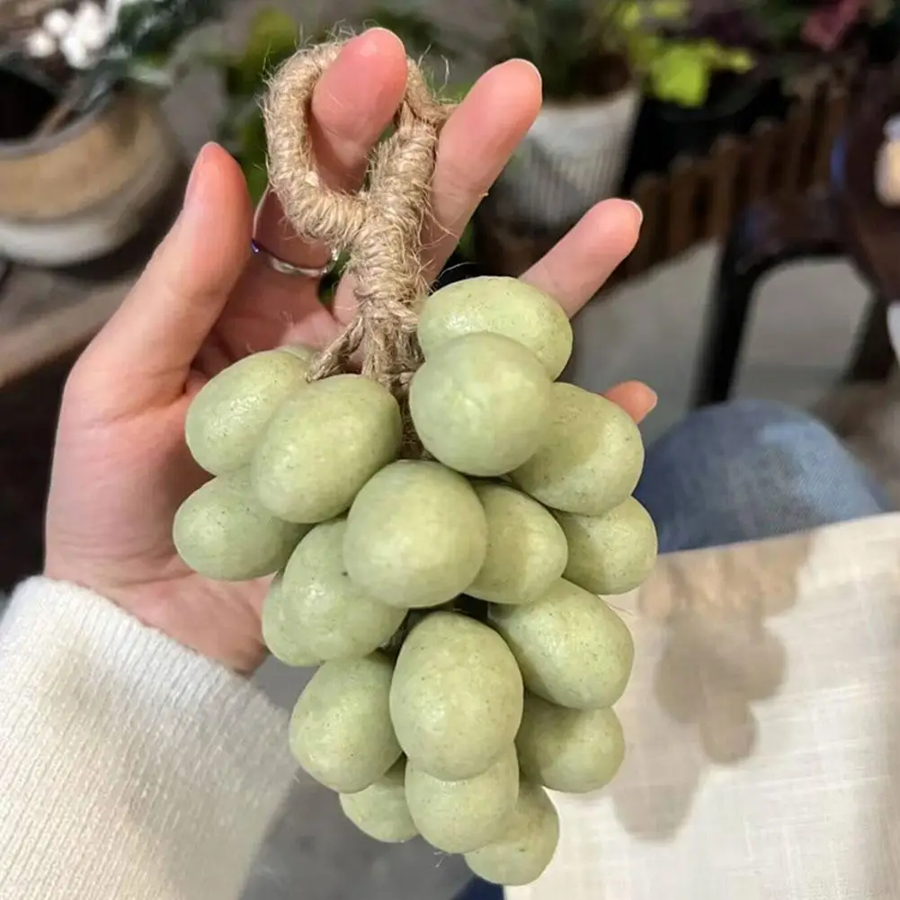 

Creative Grape Shape Soap Hand-made Cold-ground Soap Made From Green Grape Bunches Hand-woven Grape Bunches Cultural Tourism