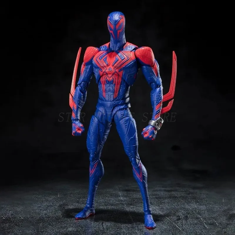 CT Marvel Spiderman Miguel O\'Hara Action Figure 18cm Across the Spider-Verse PVC Model Toys SHF Spider-Man 2099 O Hara Figurine