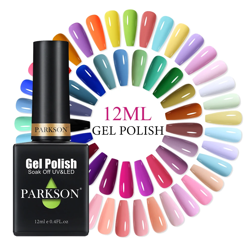 

Parkson 12 мл цветной гель-лак для ногтей телесного цвета, красный полуперманентный замачиваемый УФ-светодиодный гель Vernis, эмали, принадлежности для ногтей для профессионалов