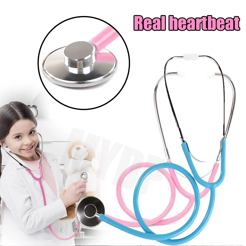 Kids Stethoscope Toy Simulation Doctor\'s Toys Family Child Games Imitation Plastic Accessories for Boy Girl Gift