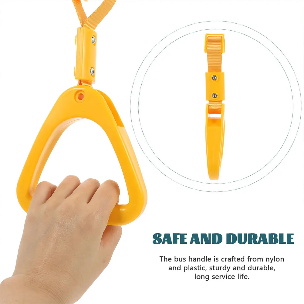 

2pcs Trash Lid Handle Handle Ring For Bus Assist Hand Strap Nylon Plastic Durable Compact Portable Easy Use