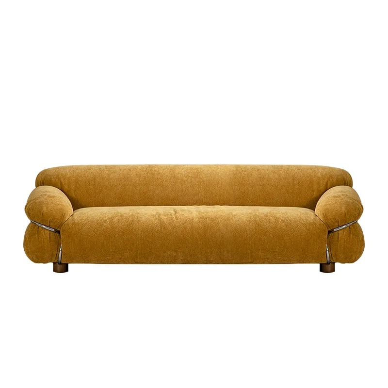

Nordic cream style designer furniture living room B & B retro steel ring sofa modern fashion Internet celebrity sofa