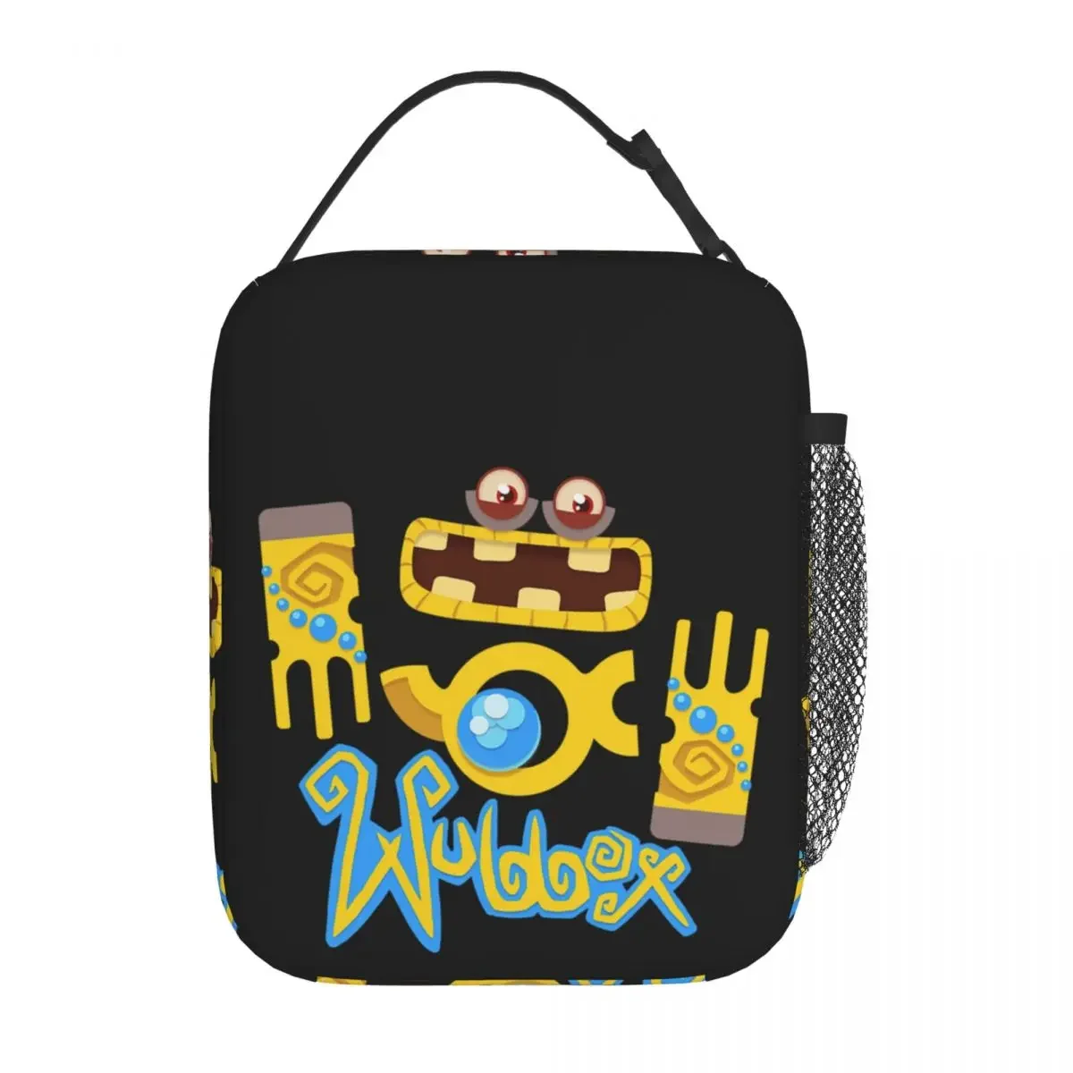 My S-Singings Monsters Lunch Bag For Girls Video Game Lunch Box Picnic Zipper Tote Food Bags Oxford Graphic Custom Cooler Bag