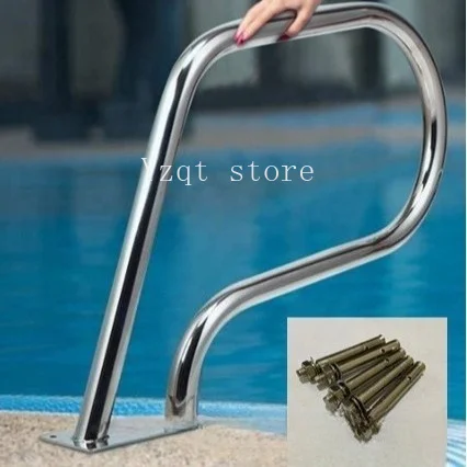 Cross-border manufacturer supplies pool escalators with 304 thickened stainless steel pool handrails, multiple types of pool