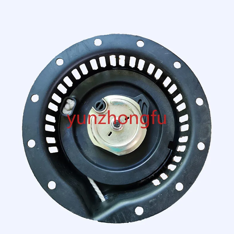 مناسبة للمحرك المبرد بالهواء ذو الأسطوانة الواحدة KM170/178/186F لمجموعة لوحة محرك الديزل المسحوب يدويًا #4