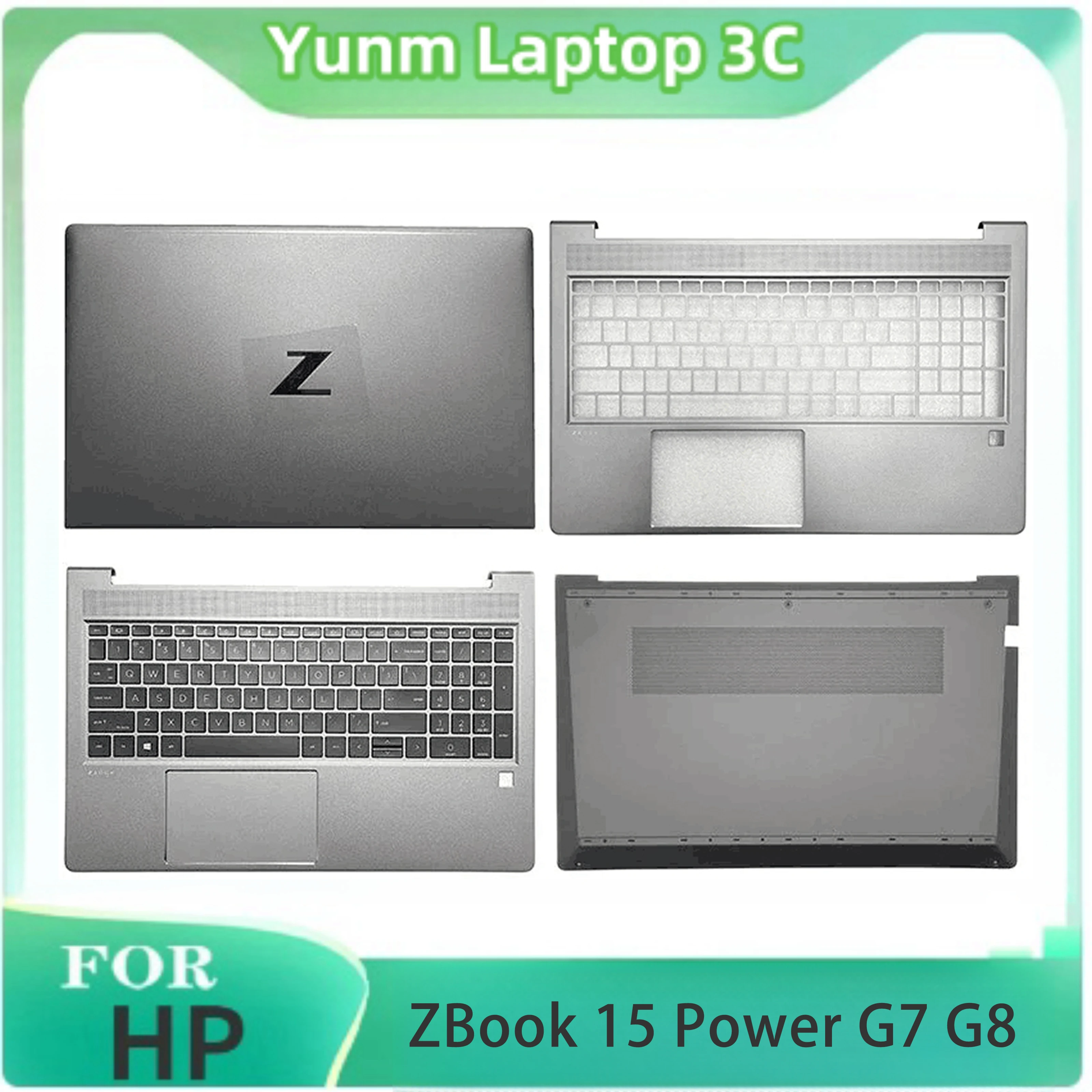 New Original Laptops Case For HP ZBook 15 Power G7 G8 Laptop Display Screen LCD Back Cover Palmrest Top Keyboard Bottom shell