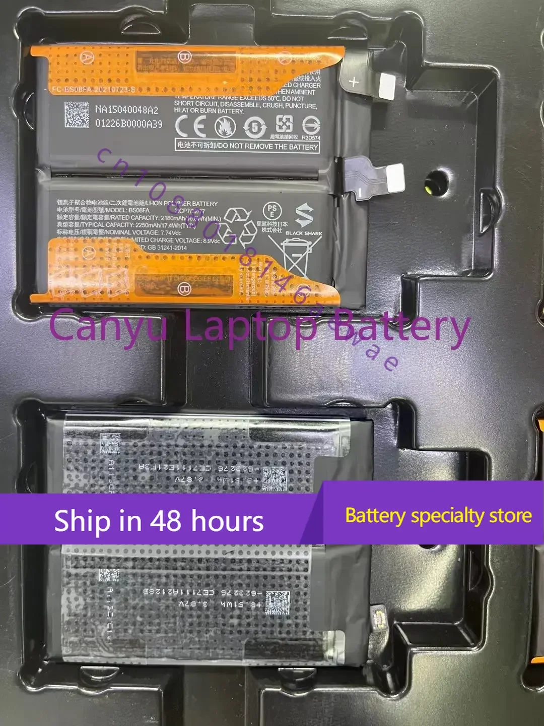 

100% New 4500mAh Replacement Battery 2250mAh BS08FA Battery For Black Shark 4/4Pro Batteries BSO8FA +Gift Tools