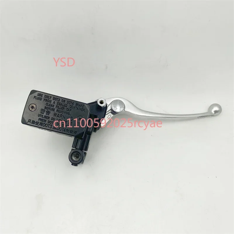 Brake pump for pedal motorcycles, including upper pump and brake handle upper pump assembly.