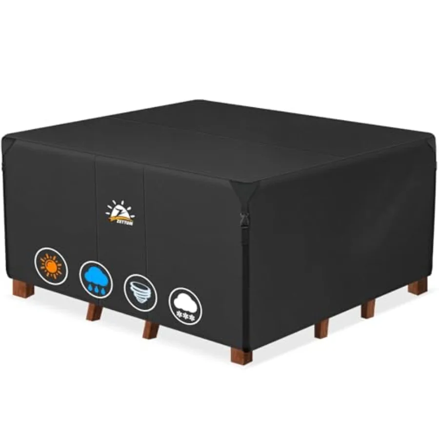 

Zettum Patio Furnie Cover Square - 74 h Outdoor ble Cover Waterof and Heavy Du 600D Lawn Furnie Set Covers for Outside Dininble
