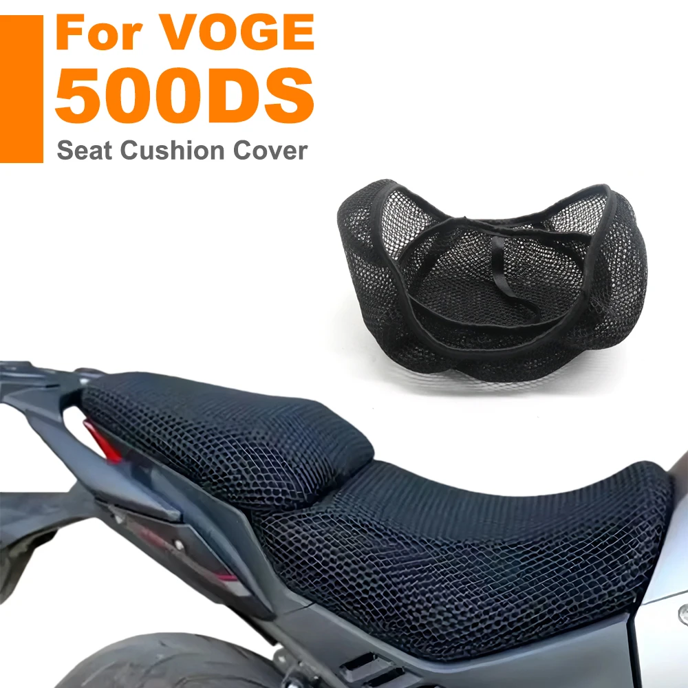 For Loncin Voge 500DS 500 DS Motorcycle Accessories Protecting Seat Cushion Cover Breathable Comfortable Non-Slip Seat Cover
