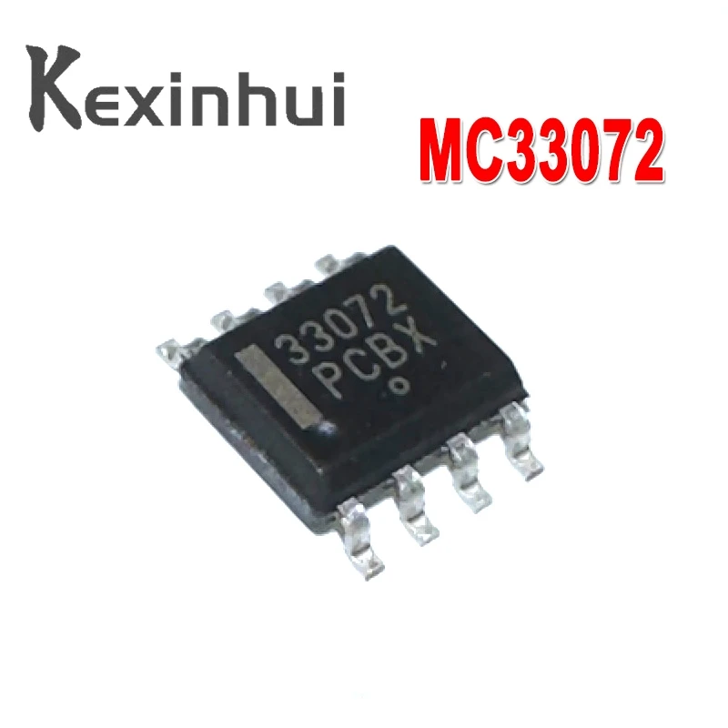 10pcs/lot New MC33072 MC33072DR2G MC33072ADR2G  SOP8 Chipset