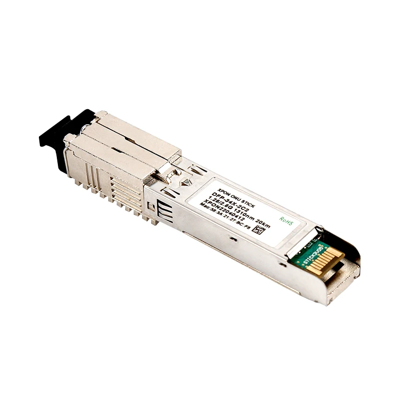 Imagem -06 - Xpon Onu-stick Módulo Sfp 125g 25g com Mac Pppoe 1310nm 1490nm Conector sc 20km Ept Onu Mac Xpon = Epon Gpon