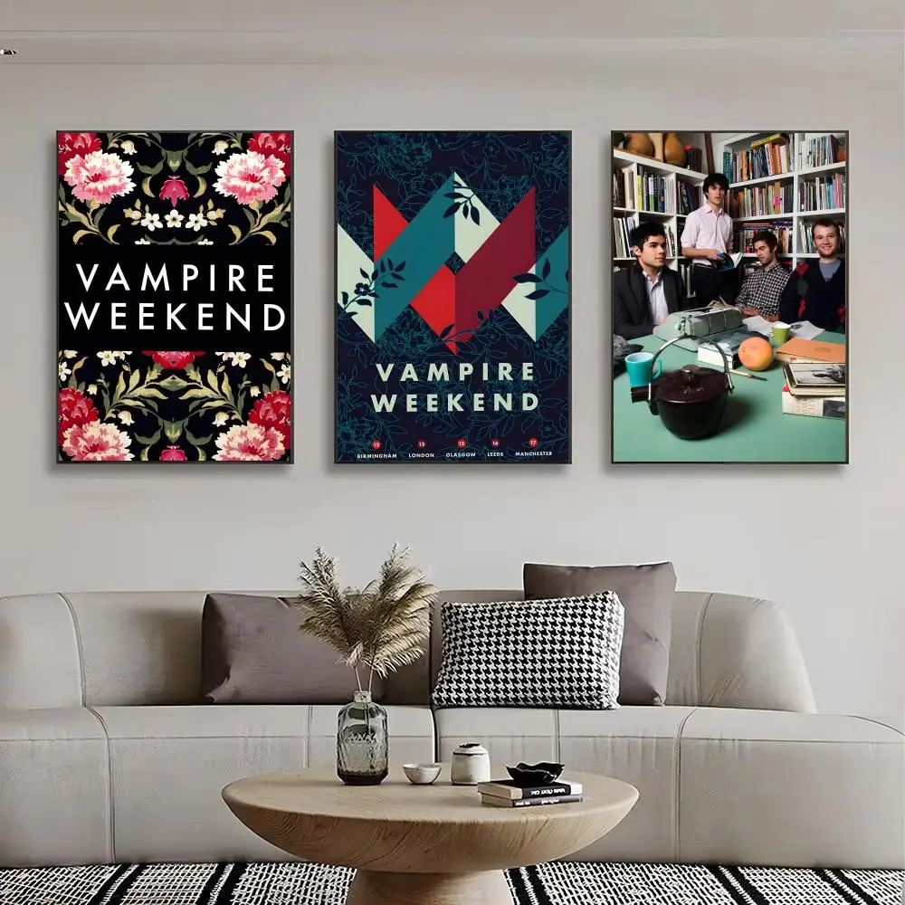 ANIME V-Vampire W-Weekend Poster Wall art print art suitable for living room bedroom bar parlor home decor gift