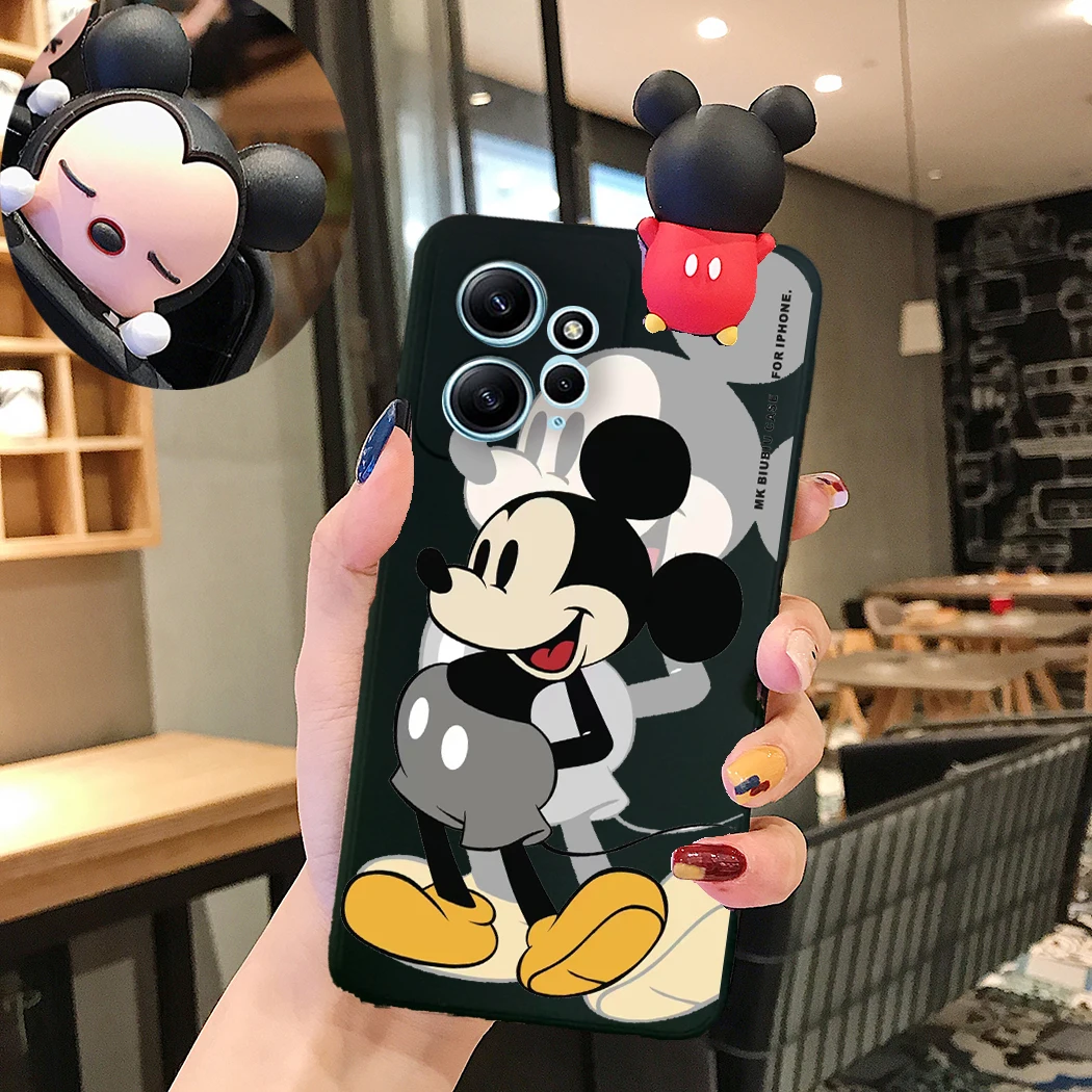 Cartoon 3D Mickey Minnie Cute Tpu Case For Realme C53 C21Y C25Y C25 C21 C12 C15 C20 C35 C33 C55 C67 C51 C30 C31 12 Pro Note 50