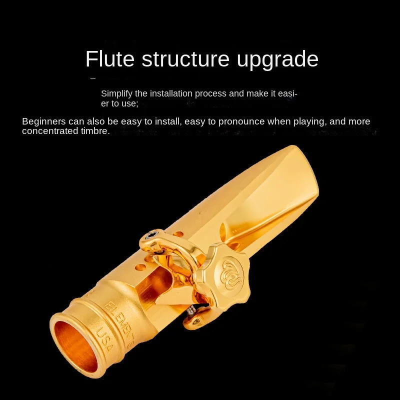 Replica Winnie Soil Element Metal Flute Head Alto Soprano Tenor Initial Performance Accessories Bolwtorch