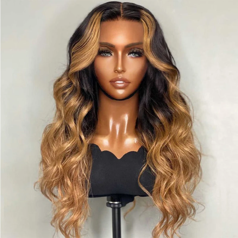 

Glueless Soft Ombre Brown Loose Wave 30inch 5x5 Silk Base Jewish Human Hair Wigs With Baby Hair HD Lace European Hair Preplucked