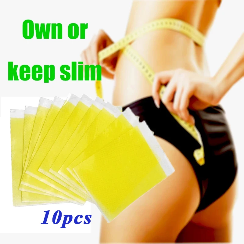 10pcs/bag High Quality Slimming Fast Lose Weight Belly Button Patch Slimming Paste Big Belly Stickers Super Popular Belly Paste