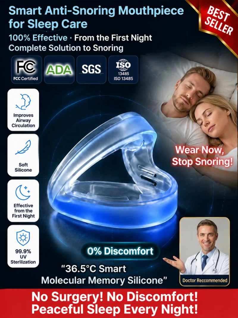 Sleep Care Dental Guard Comfort Night Mouth Guard Upper And Lower Teeth Tray Stable Night Sleep Daily Convenient Oral Protection