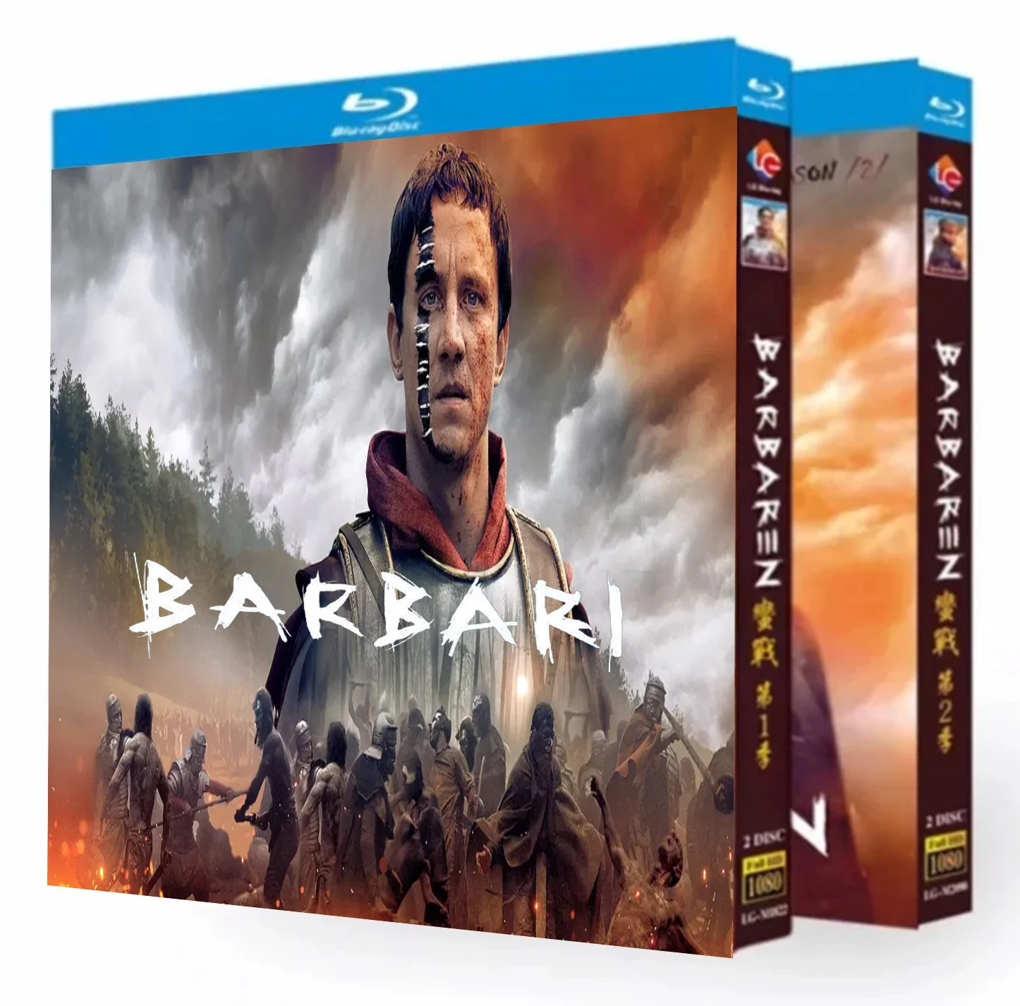 Barbaren Staffel 1-2 Blu-ray 4-Disc All Region Box Set Englisches Audio High Definition BD