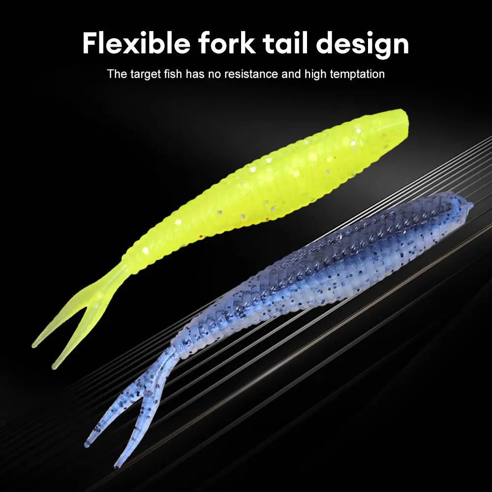 5Pcs Soft Lures Silicone Bait 7cm Goods For Fishing Sea Fishing Pva Swimbait Wobblers Artificial Fishing Tackle Fishing Lures