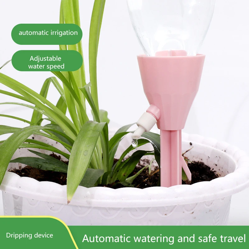 

Automatic Watering Device Creative Plant Potting Gardening Adjustable Speed Dripping Device Lazy Home Automatic Watering Cans