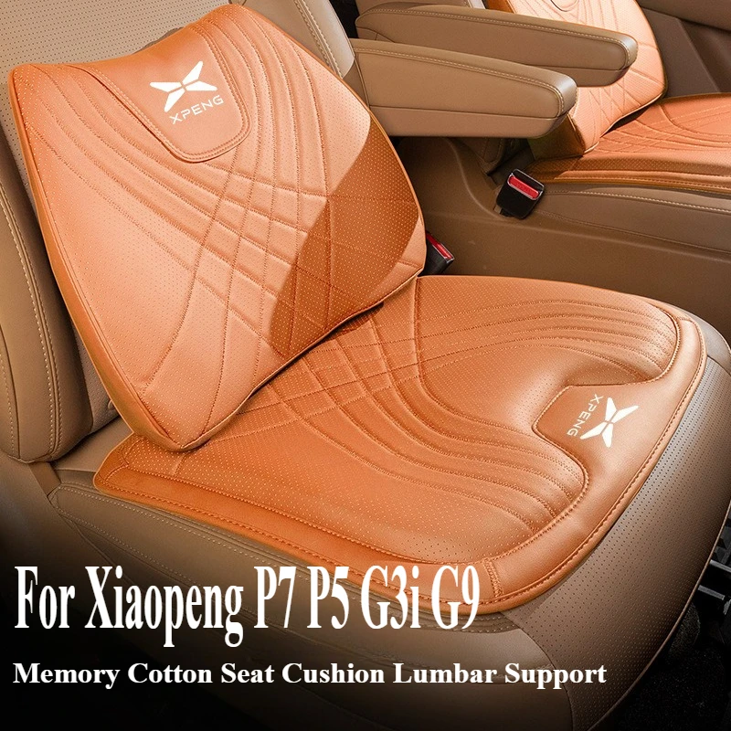 

For Xpeng Xiaopeng P7 P5 G3i G9 Car Four Season Universal Lumbar Support Pillow Seat Waist Back Cushion Interior Accessory