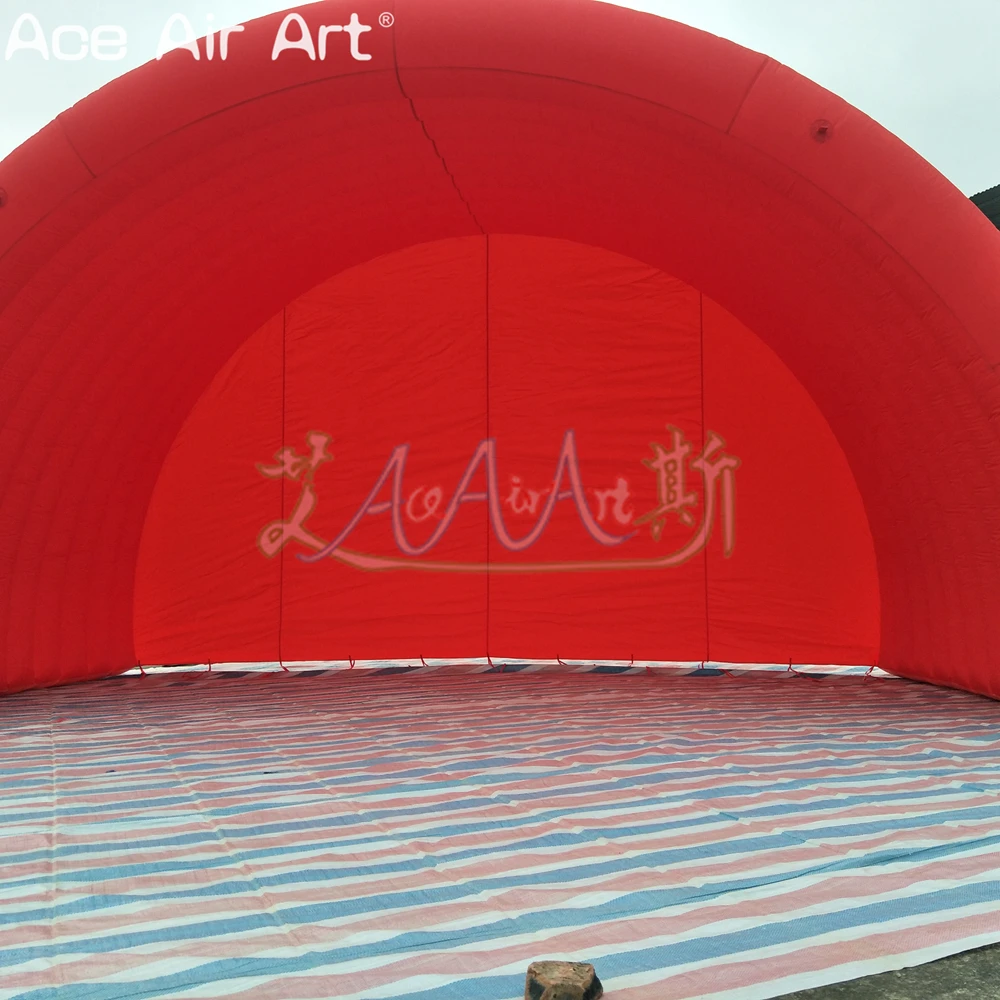 Wholesale Inflatable Red Stage Tent DJ Stage Background Inflatable Stage Tent for Party or Music Festival