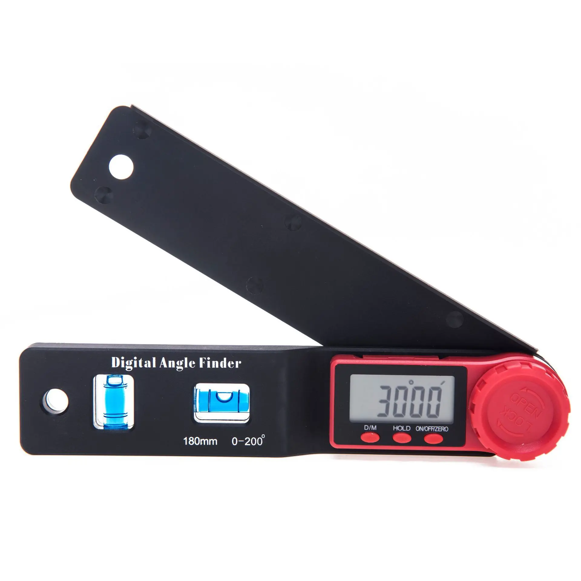 Digital goniometer goniometer inclinometer Electronic horizontal 360 degree non-magnet horizontal angular slope test ruler