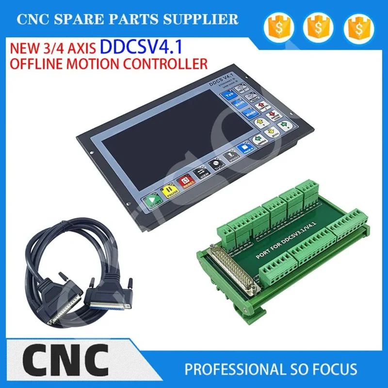 New Arrival DDCSV3.1/DDCSV4.1 Standalone Motion Controller Offline Controller Support 3/4 axis USB CNC controller interface