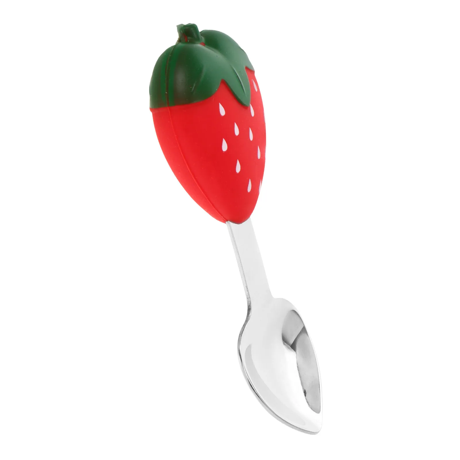 

Toddler Flatware Set Stainless Steel Spoon and Fork with Soft Silicone Handles Ergonomic Design for Little Hands Baby Silverware