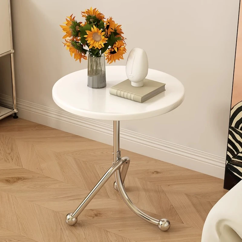 

Simple Aesthetic Round Table Accessories Standing Italian Unique Lounge Cheap Side Table Living Room Clear Mesas Bajas Furniture