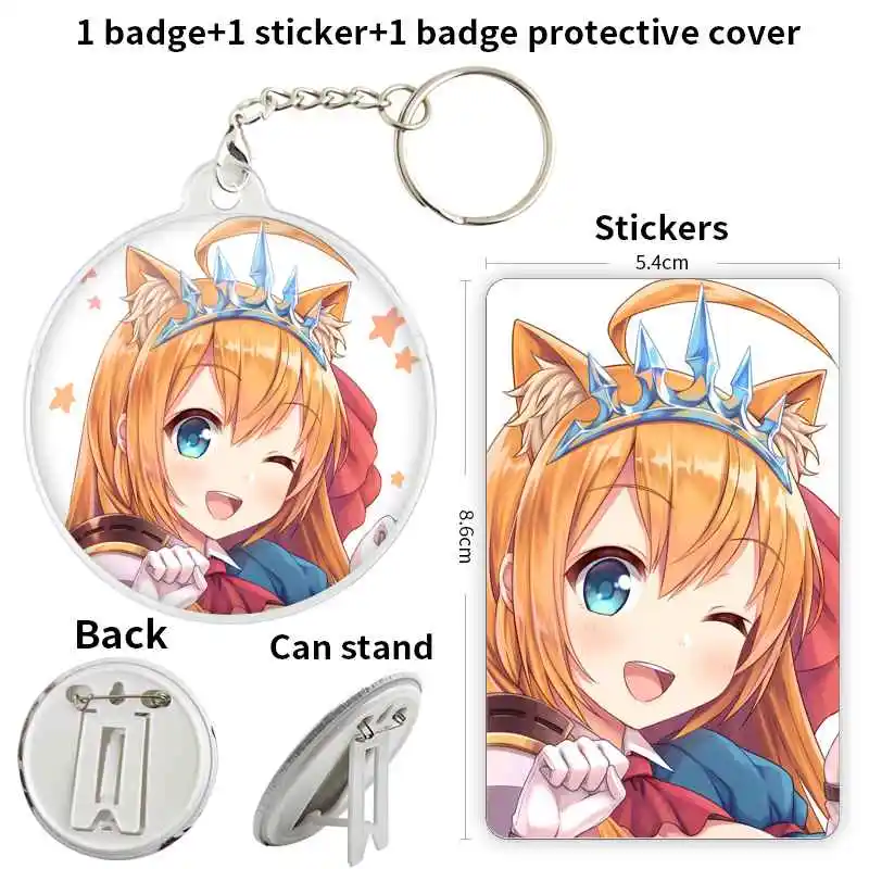 Eustiana von Astraea Pecorine игровая искусственная брошь с якорем периферийная булавка 75 мм подвеска для груди