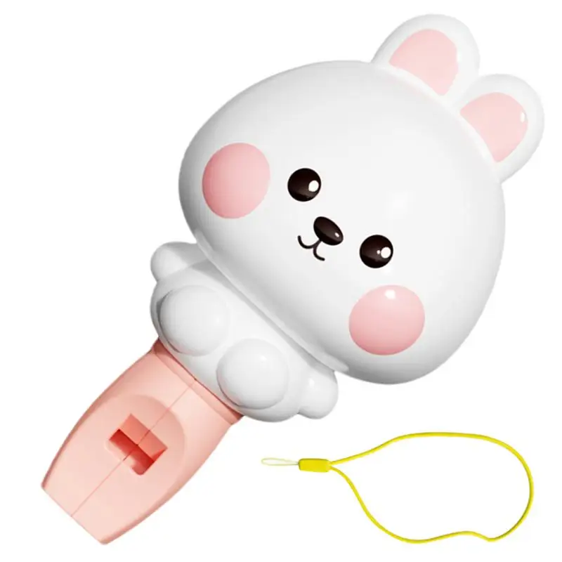 Cartoon Whistle Rabbit Sound Toy Whistle With Lanyard Creative Whistle Fun Noise Maker Toy Music Instrument For Boys And Girls