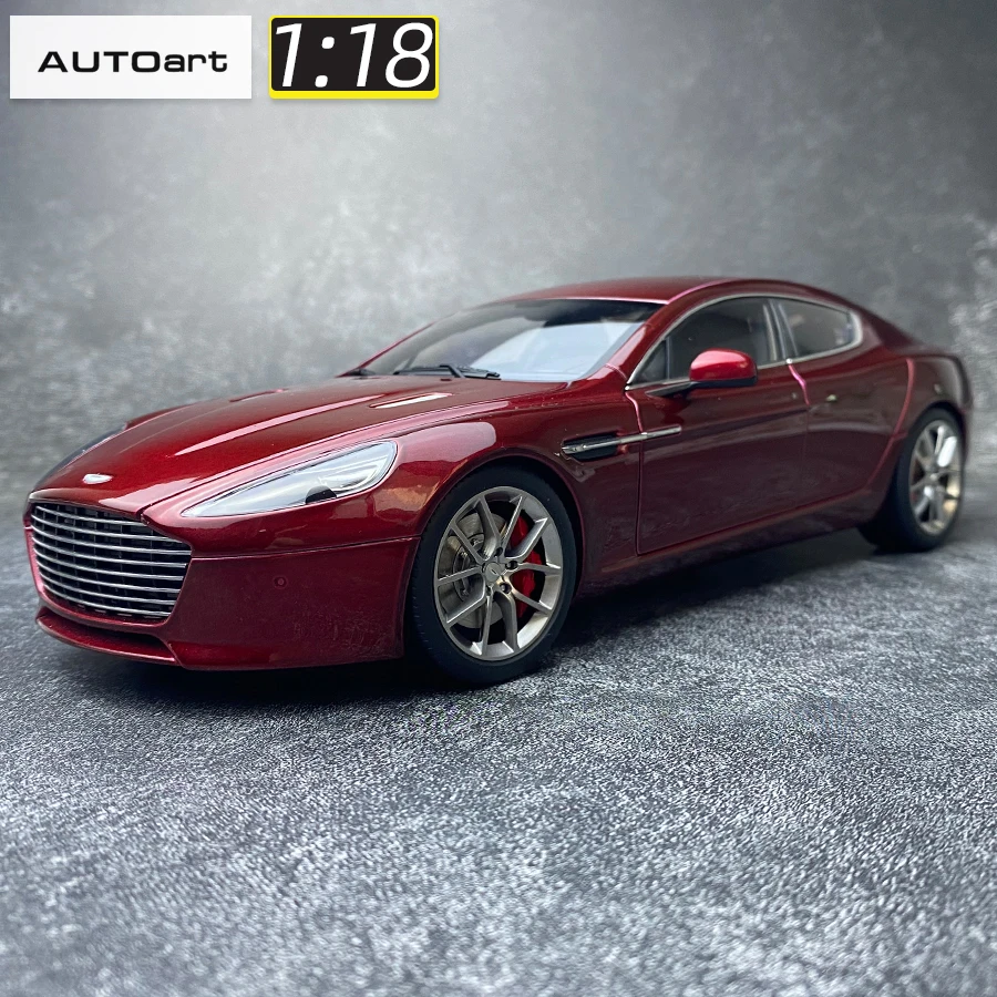 Autoart 1/18 scale Aston Martin RAPIDE S 2015 Sports car Metal static decoration Festive gift collection for friends