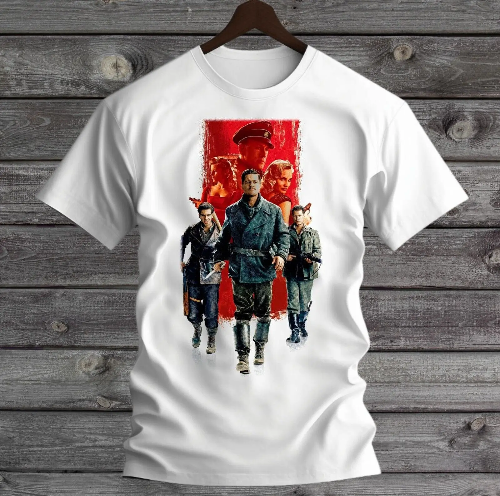 Inglourious Basterds Movie T Shirt White S 3XL