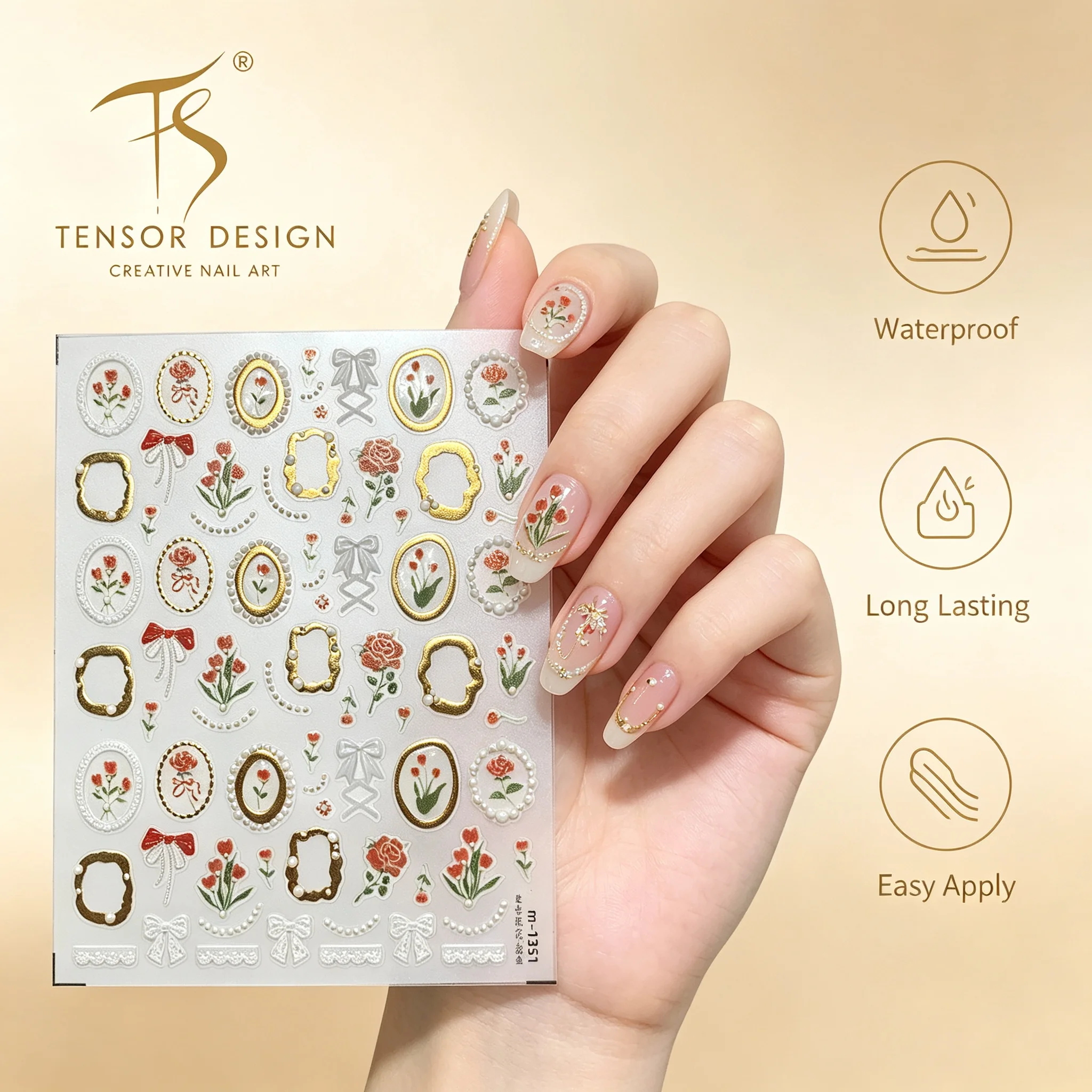 ملصقات أظافر تينسور نيل بتصميم - مراجعة Nail Art Elegan وسعره