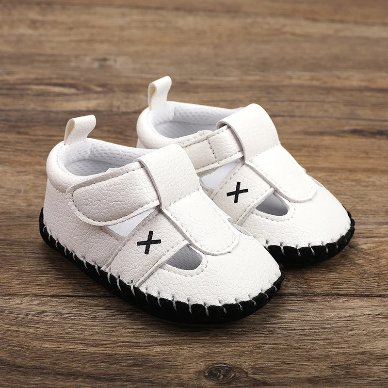 Baby Boy Summer Sandals: Charming Cartoon  Soft & Comfy, Hollow-out First Walker Shoes (Ages 0-15 Months)